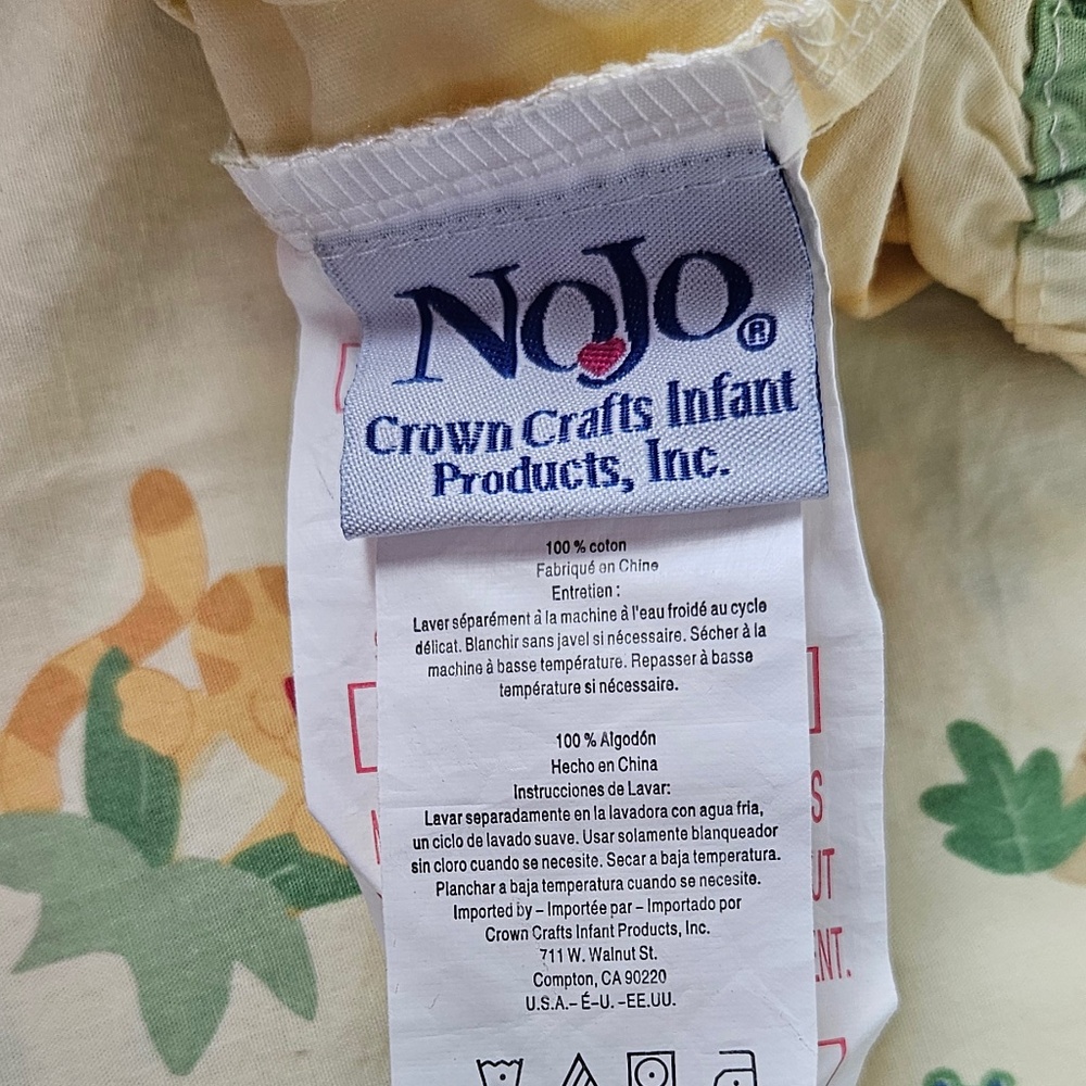 Jungle Babies 6pc. Crib Set by NoJo - Picture 11 of 11